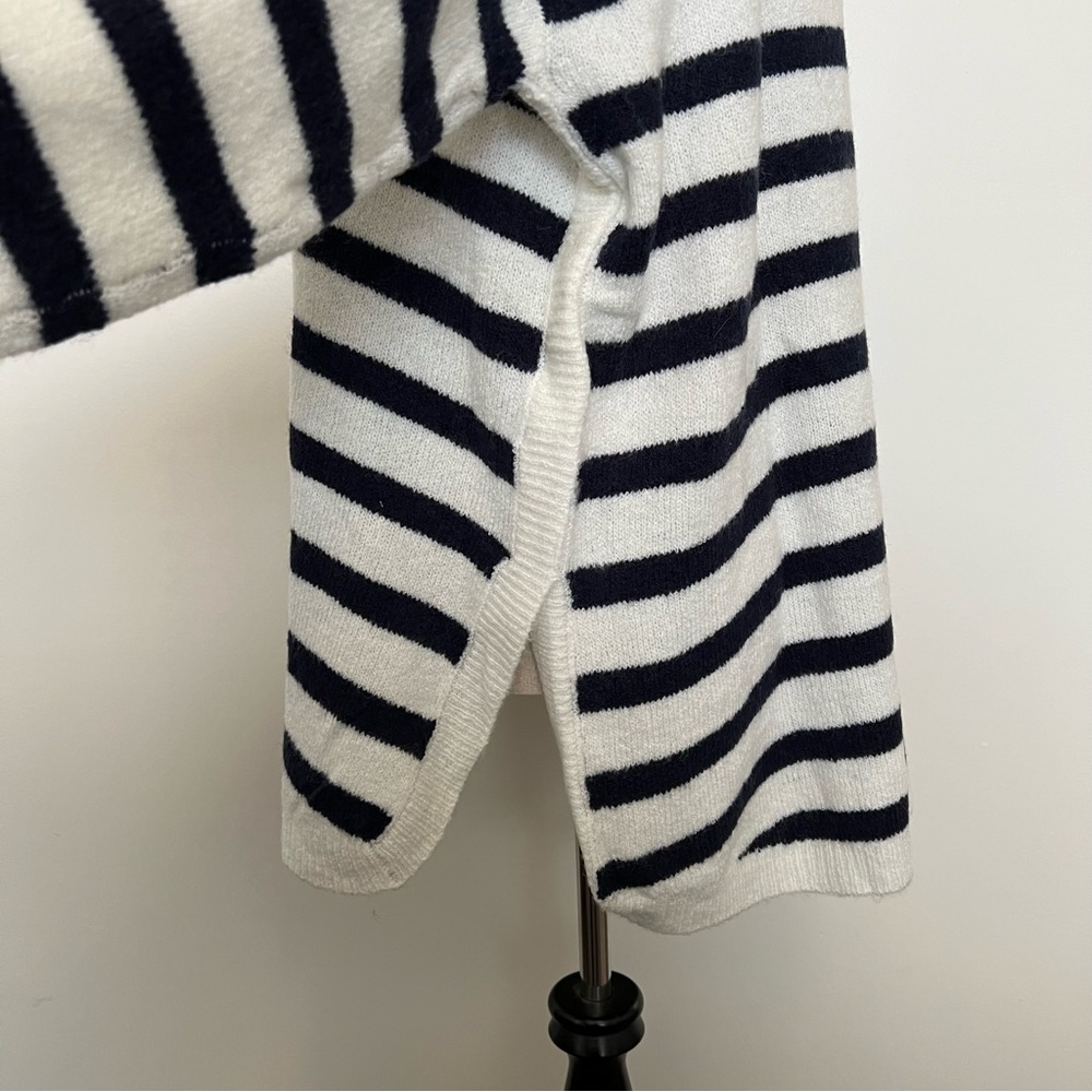 NWT Ellos blue and white striped sweater - Picture 7 of 13
